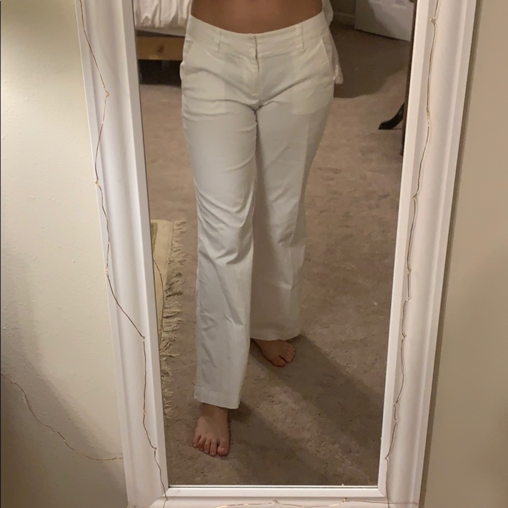 Gap white flare jeans